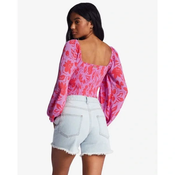 NWT Billabong on Your Mind Woven top - Picture 2 of 9